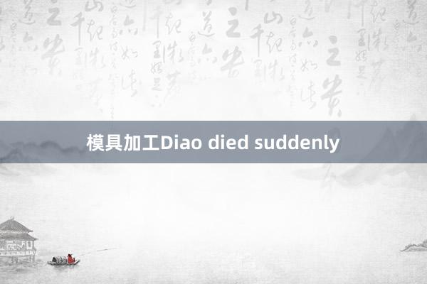 模具加工Diao died suddenly